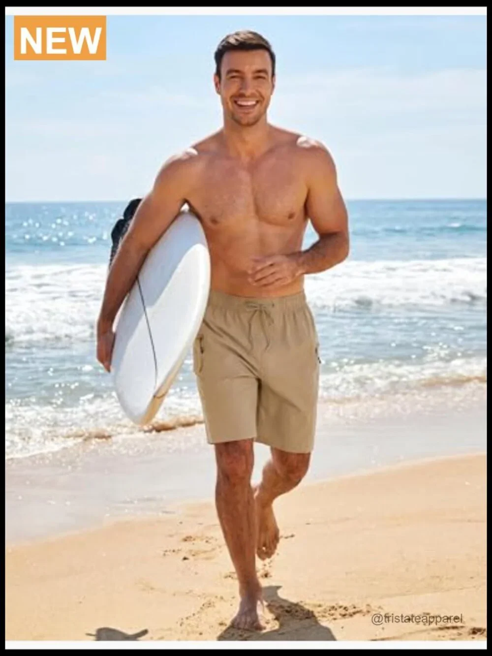 Men's Quick Dry Swim Trunks with Compression Liner 9